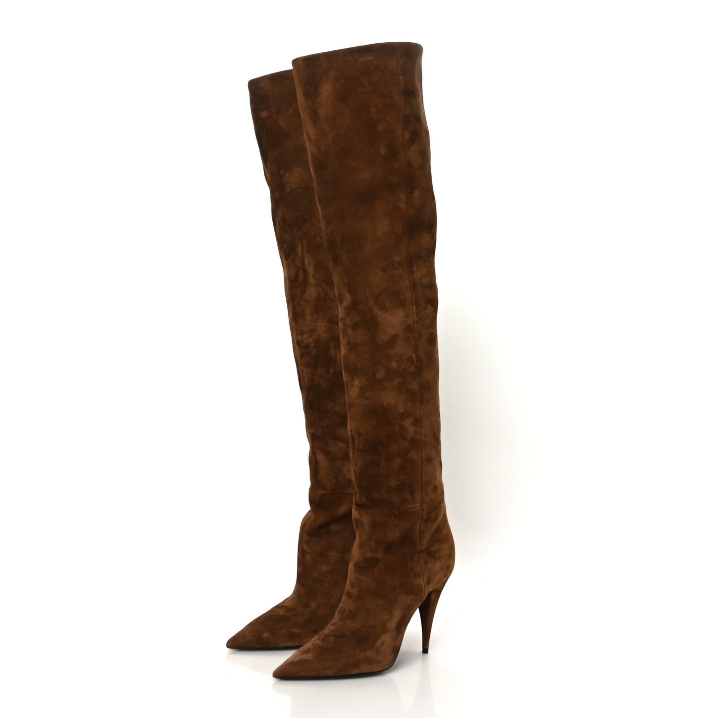Suede Kiki Over The Knee Boots 38 Brown