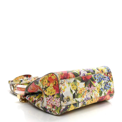 Dolce & Gabbana Dauphine Flower Print Medium Miss Sicily Satchel Multicolor 4 of 9