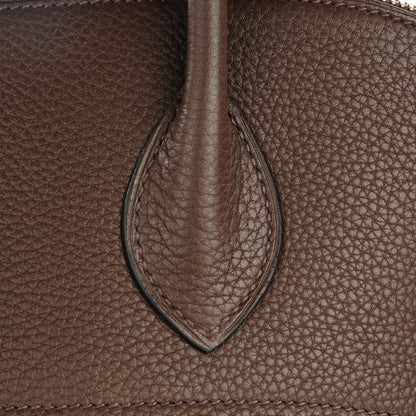 Hermes Taurillon Clemence Bolide 35 Chocolate 15 of 15