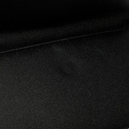 Saint Laurent Grain De Poudre Uptown Pouch Black 8 of 9