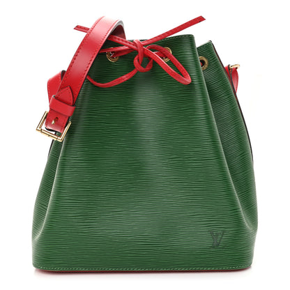 Louis Vuitton Epi Petit Bi-Color Noe Borneo Castillan Red 1 of 9