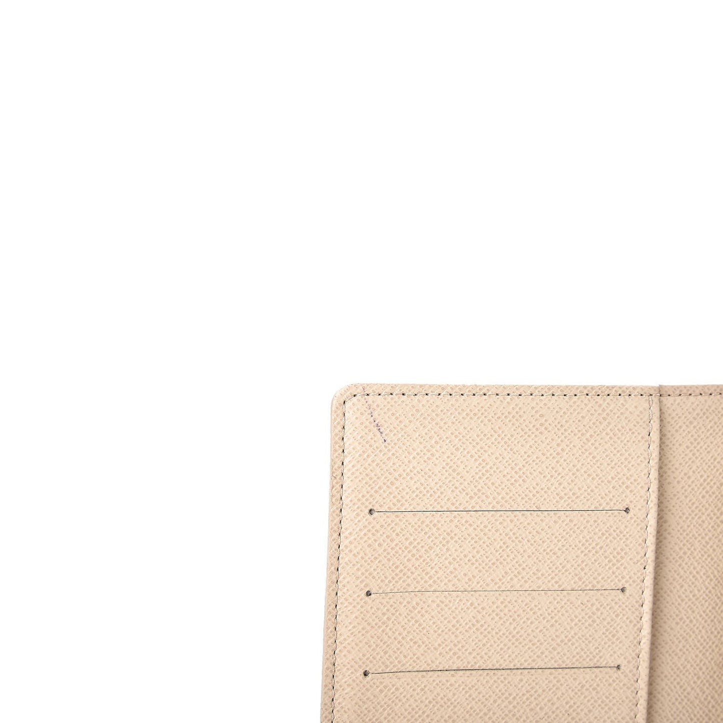 Damier Ebene Trunk Small Ring Agenda Cover White