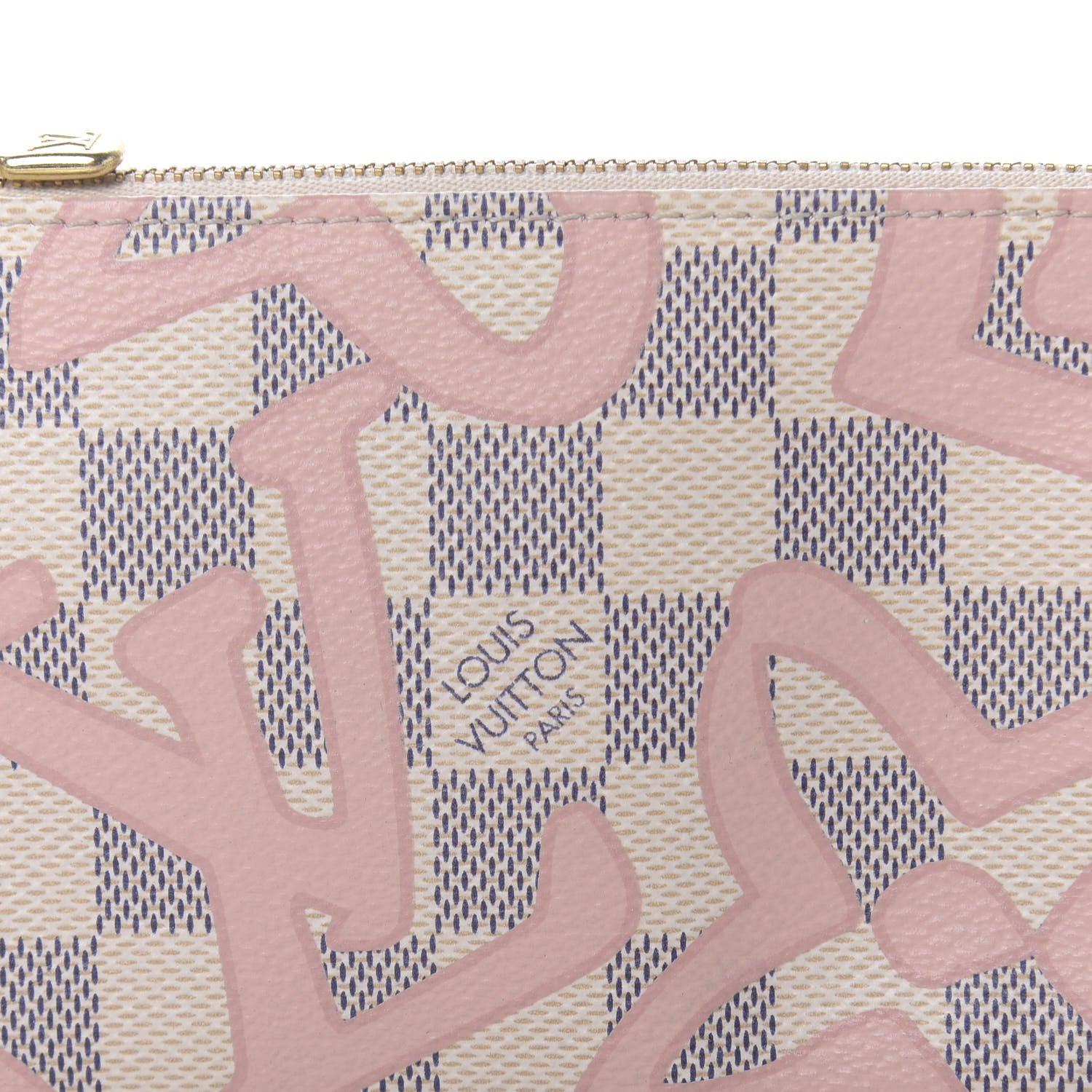 Louis Vuitton Damier Azur Tahitienne Mini Pochette Accessories 10 of 10