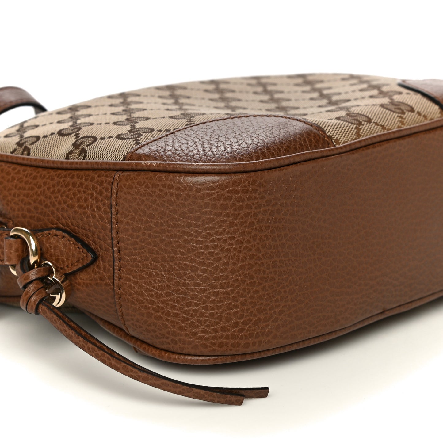 Monogram Mini Bree Messenger Bag Beige Tabacco