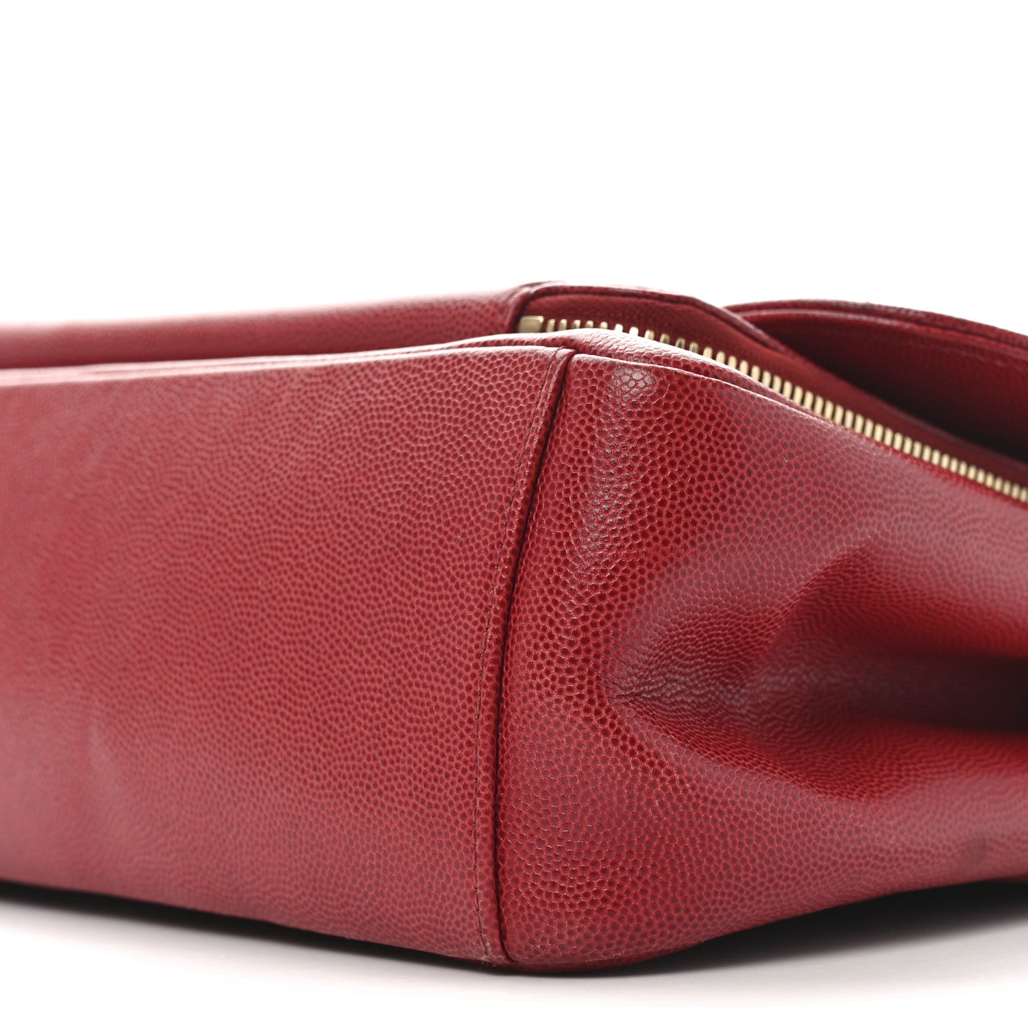 Chanel Caviar Quilted Large Business Affinity Flap Red 10 of 10