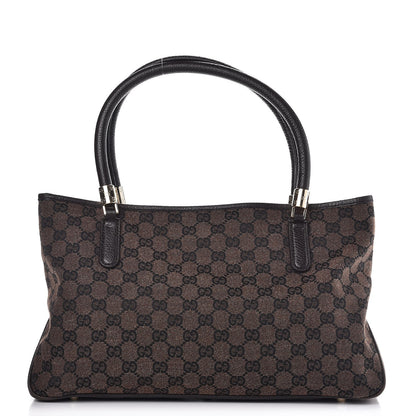 Gucci Monogram Medium Tote Dark Brown 1 of 10
