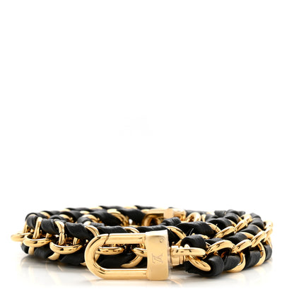Louis Vuitton Calfskin Multi Pochette Chain Shoulder Strap Black Gold 1 of 3
