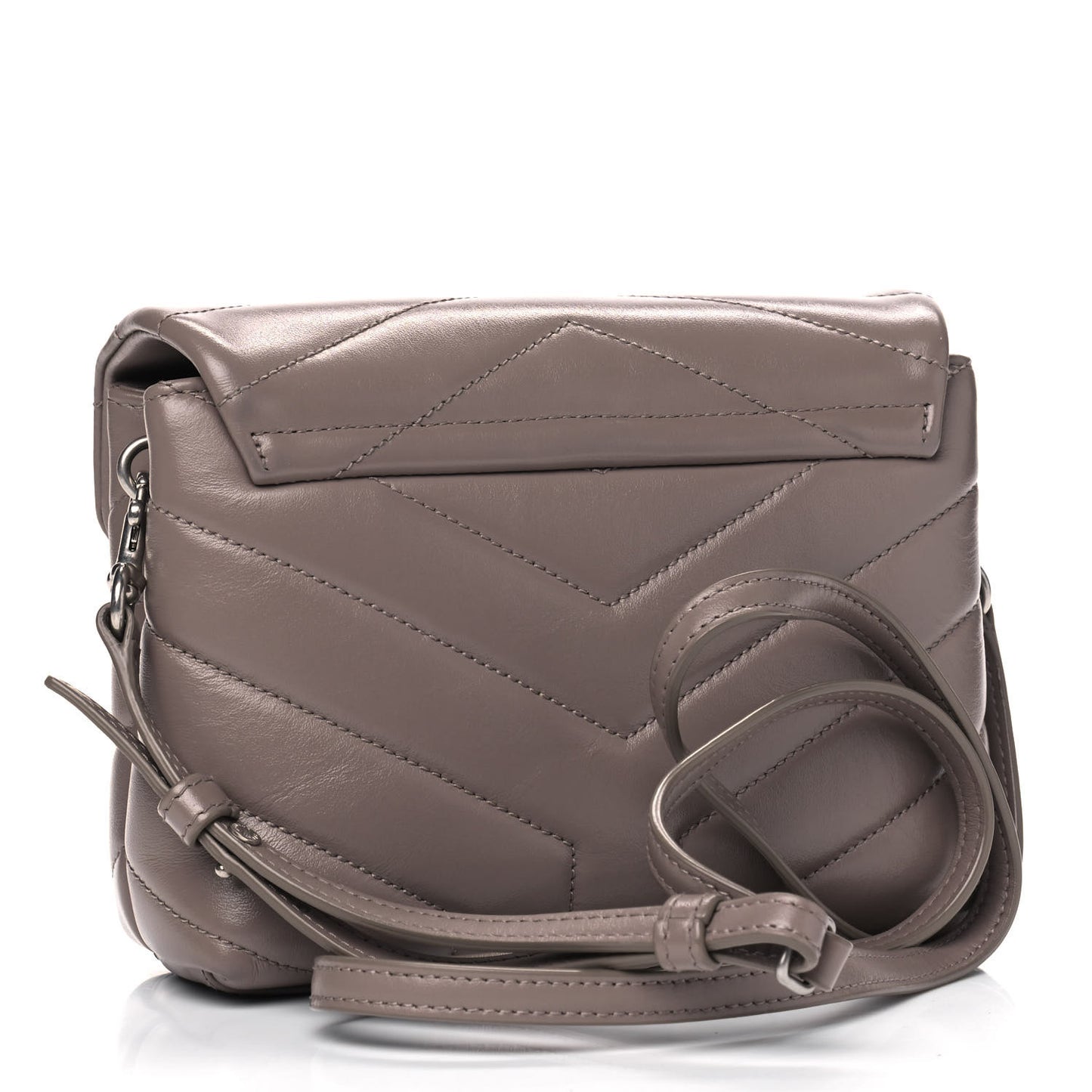 Calfskin Y Quilted Monogram Toy Loulou Crossbody Bag Mink