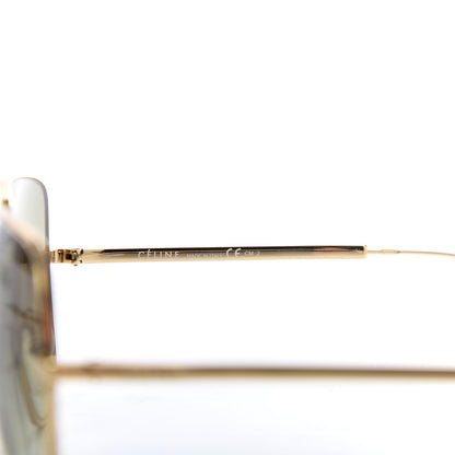 Celine Metal Sunglasses CL 41808/S Gold 5 of 6