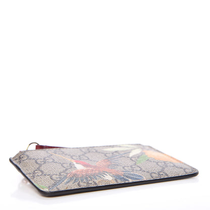 Gucci GG Supreme Monogram Tian Key Case Beige Multicolor Red 4 of 10