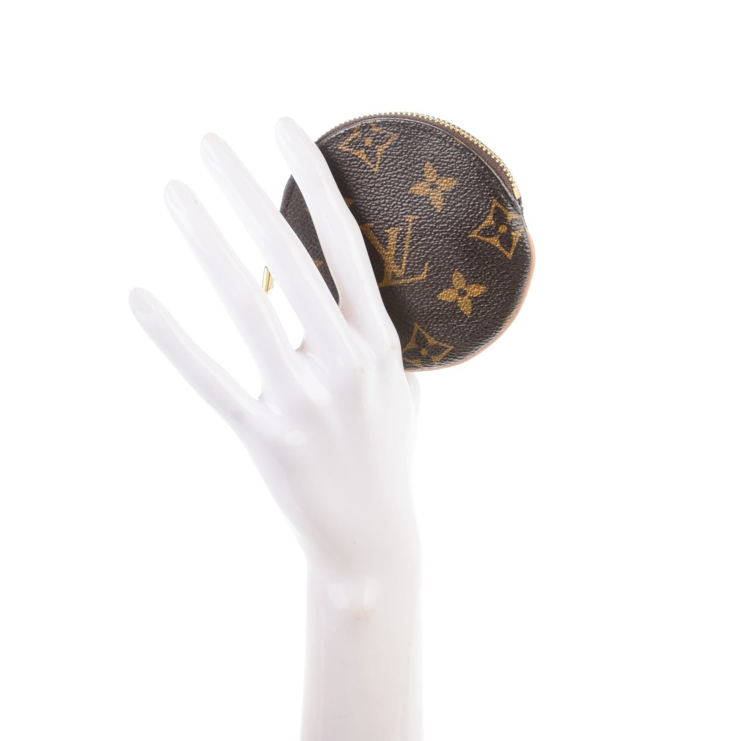 Monogram Round Coin Purse