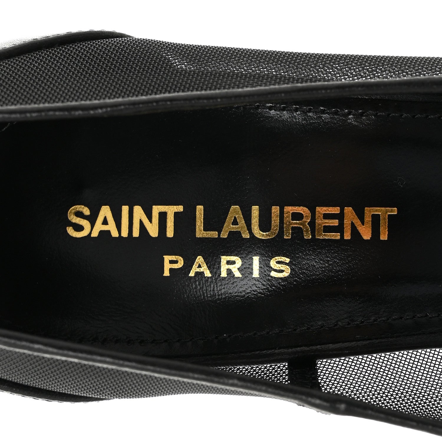 Saint Laurent Mesh 105 Anja Pumps 36.5 Black 7 of 10