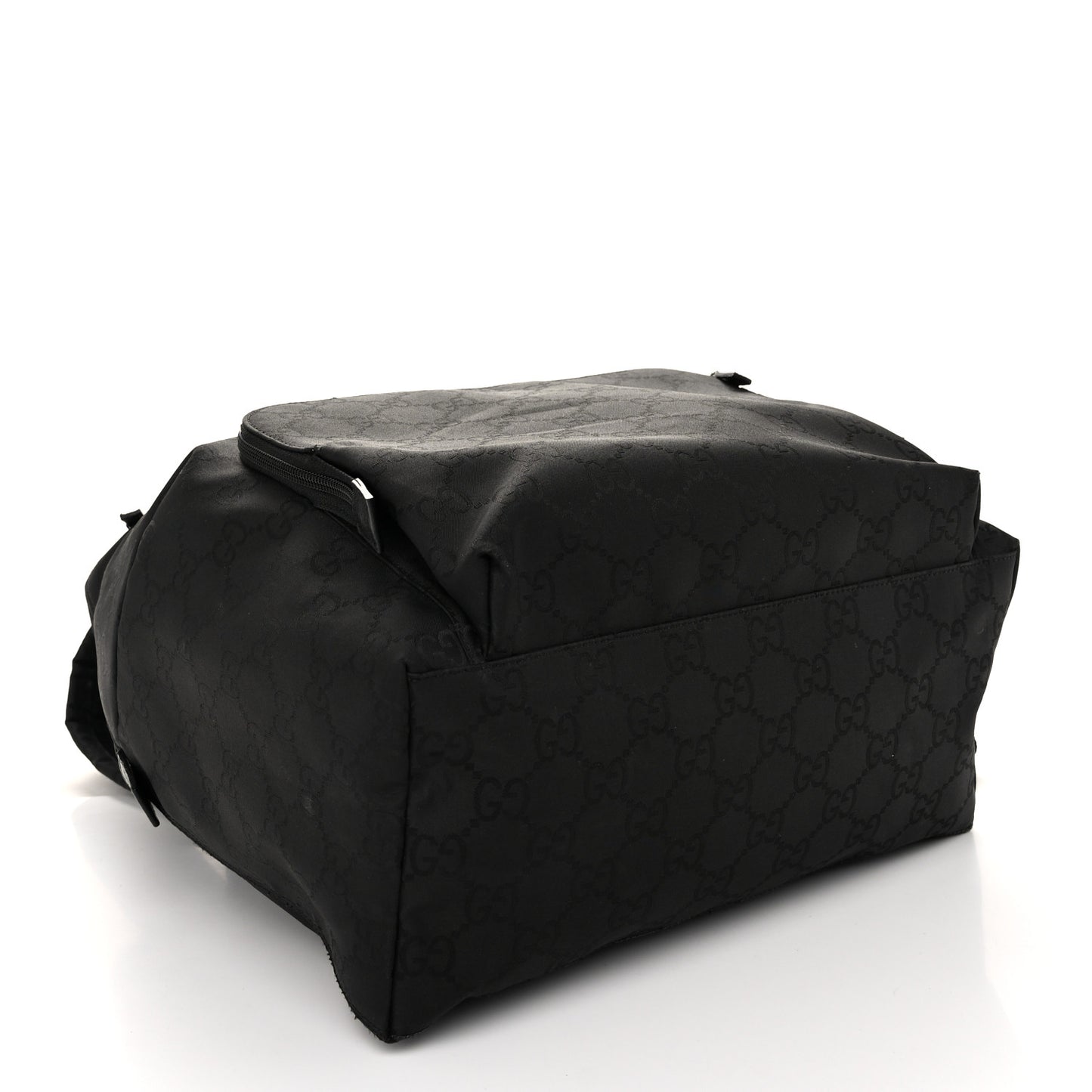 Nylon Monogram Medium Backpack Black