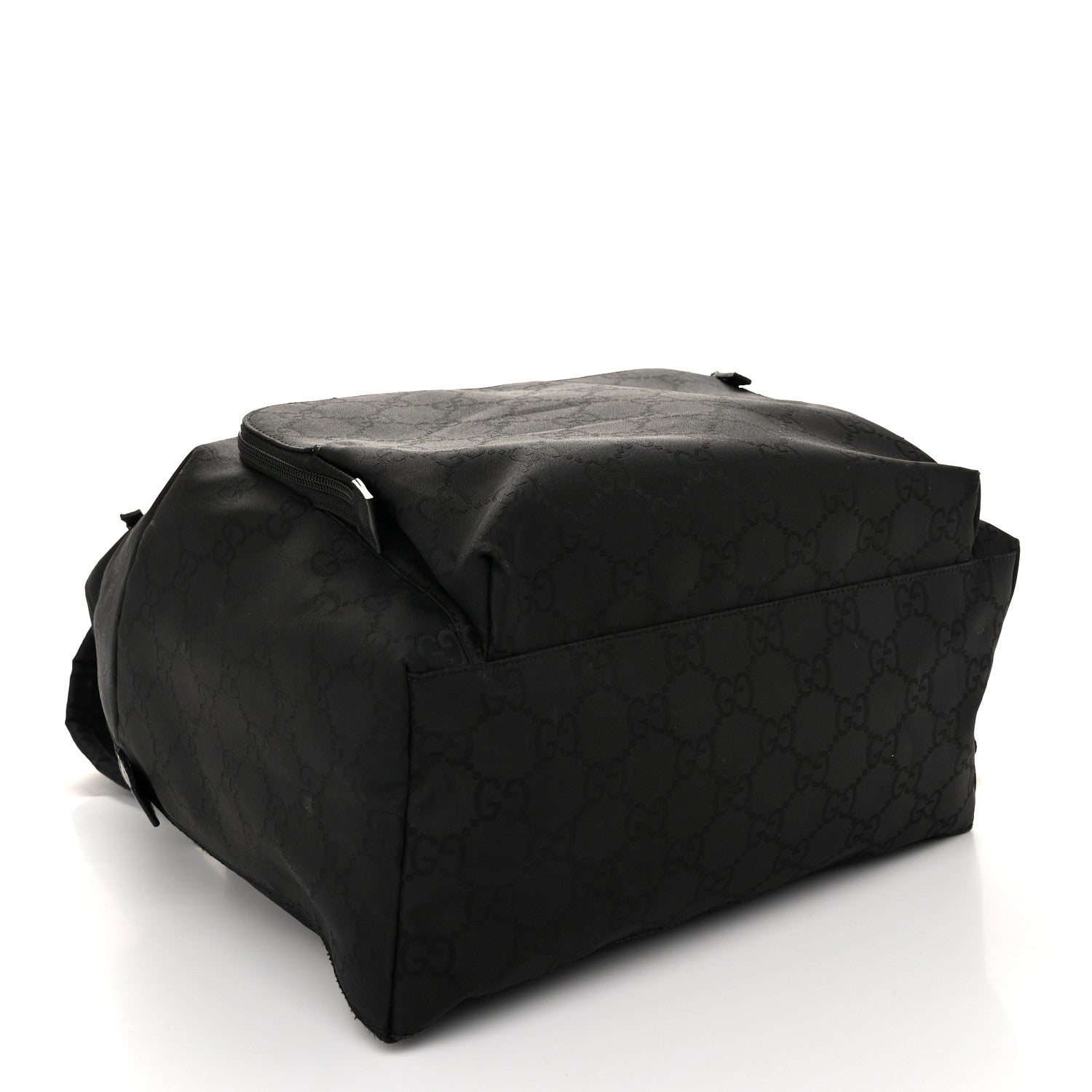 Gucci Nylon Monogram Medium Backpack Black 4 of 12