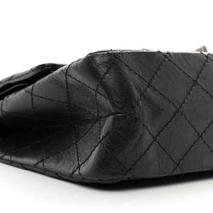 Chanel Aged Calfskin Quilted 2.55 Reissue 225 Flap Black 9 of 13