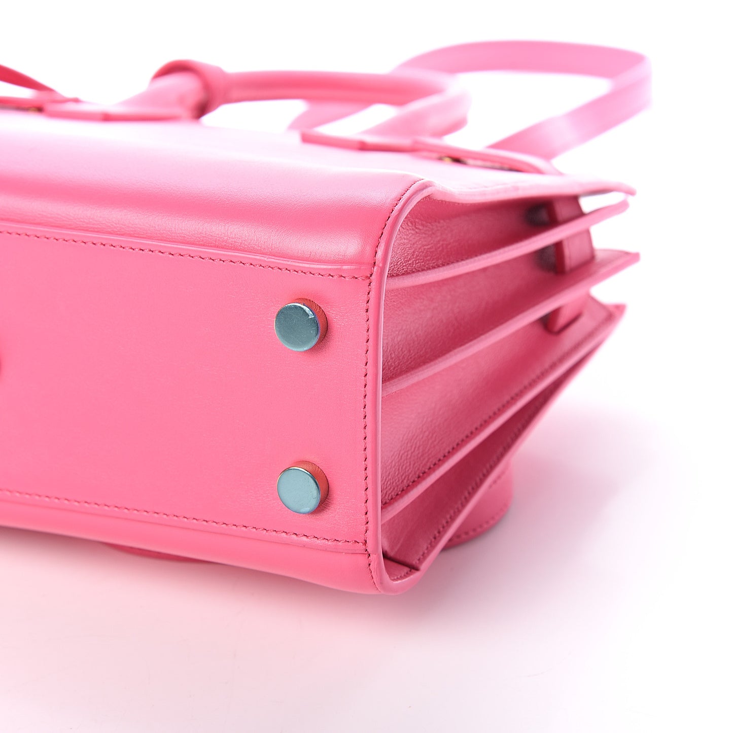 Calfskin Nano Sac De Jour Lipstick Fuchsia