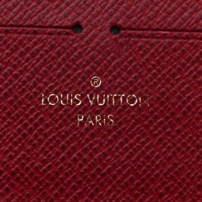 Louis Vuitton Calfskin Felicie Card Holder Insert Fuchsia 6 of 6