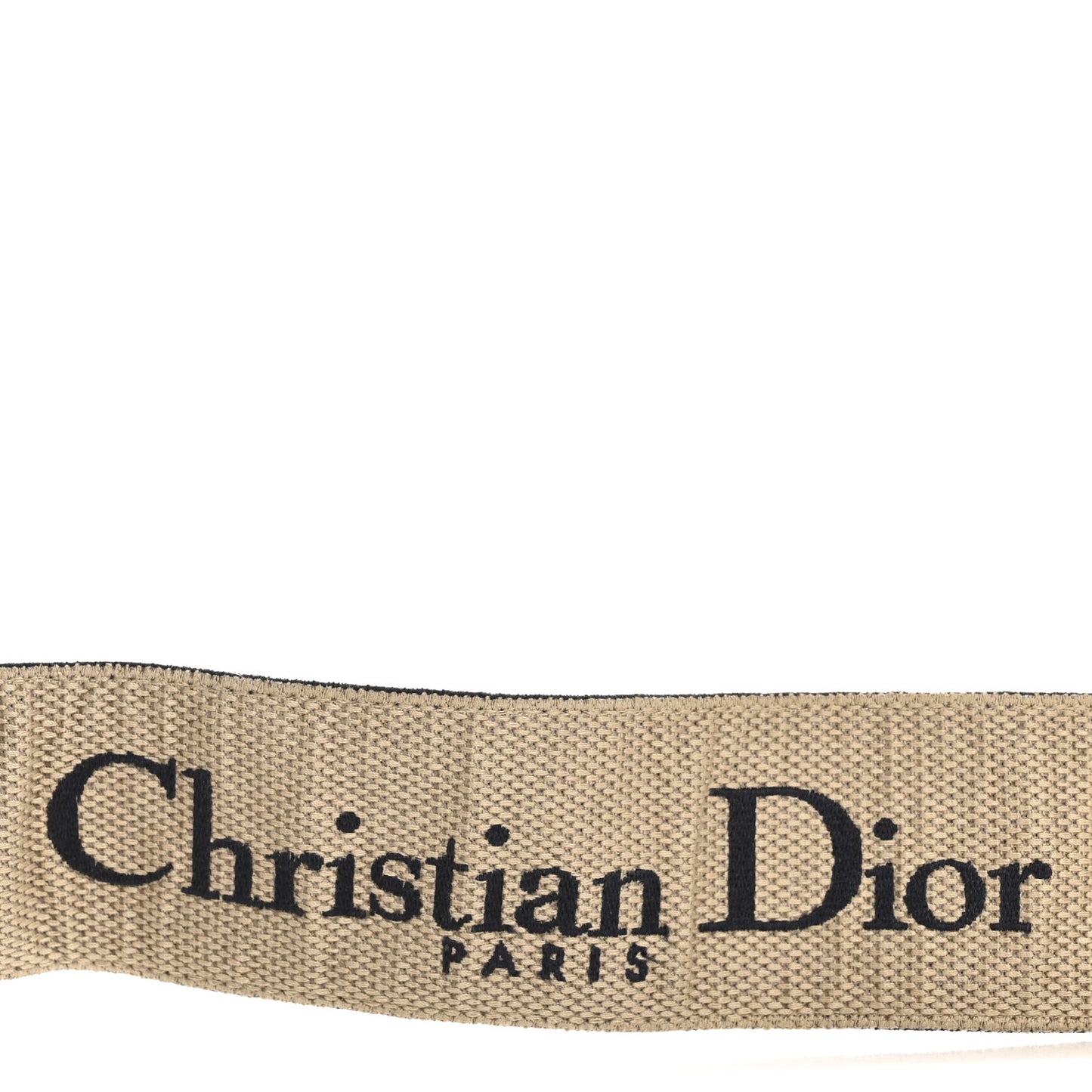 Canvas Embroidered Shoulder Strap Blue