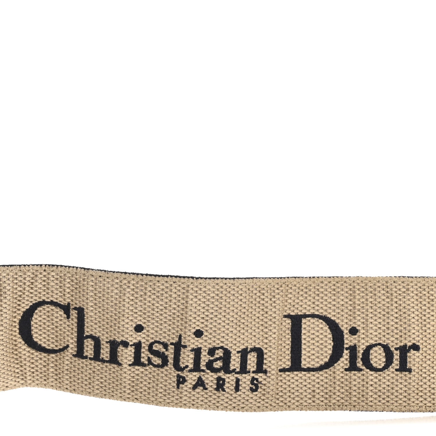 Christian Dior Canvas Embroidered Shoulder Strap Blue 4 of 5