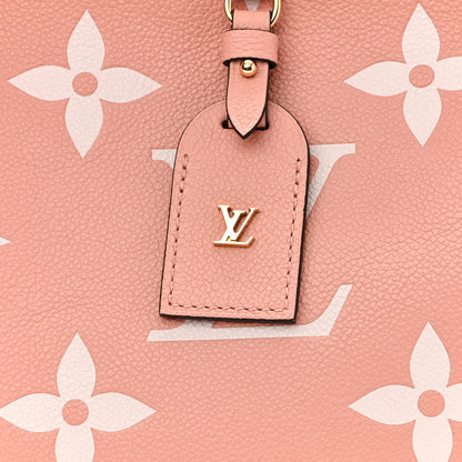 Louis Vuitton Empreinte Monogram Giant CarryAll PM Trianon Pink Cream 8 of 10