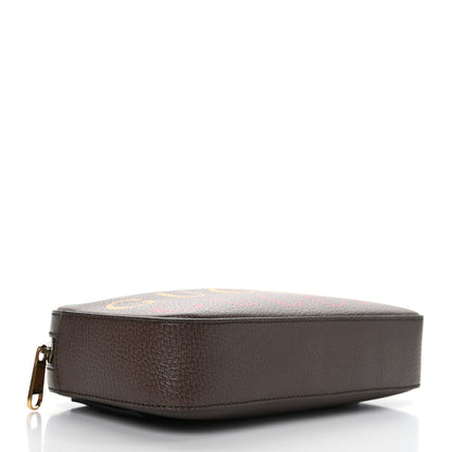 Gucci Textured Dollar Calfskin Gucci 100 Aria Belt Bag 90 36 New Acero Multicolor 4 of 10