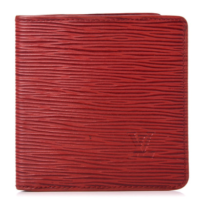 Louis Vuitton Epi 6 Card Billfold Wallet Red 1 of 8