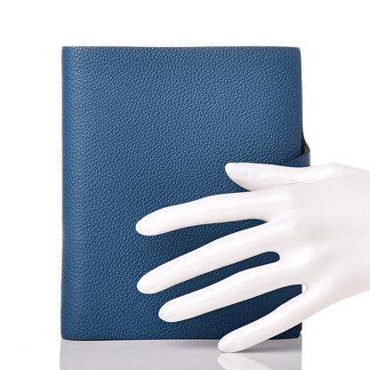 Hermes Togo Ulysse PM Agenda Cover Cobalt 2 of 10