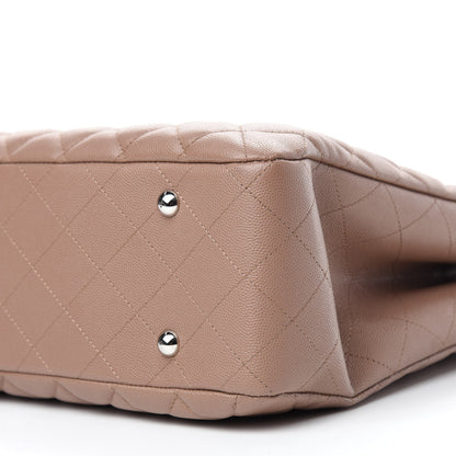 Chanel Caviar Quilted Large Shopping Tote Dark Beige 7 of 10