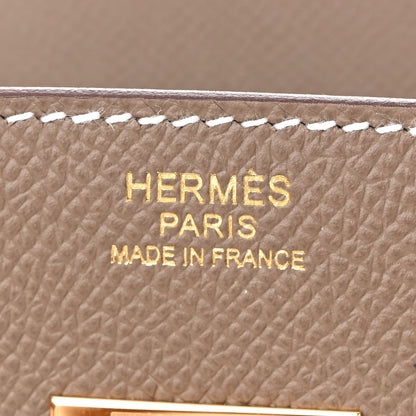 Hermes Epsom Birkin Sellier 30 Etoupe 6 of 10