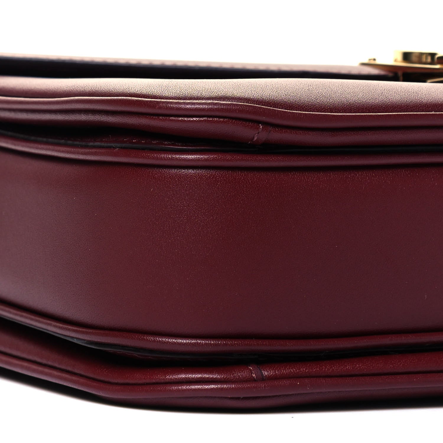 Celine Shiny Calfskin Medium C Bag Light Burgundy 8 of 9