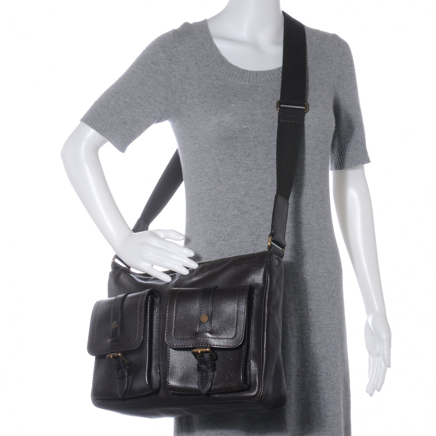 Louis Vuitton Utah Wichita Messenger Bag Coffee 2 of 7