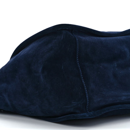 Proenza Schouler Suede Extra Large Tote Navy 6 of 9