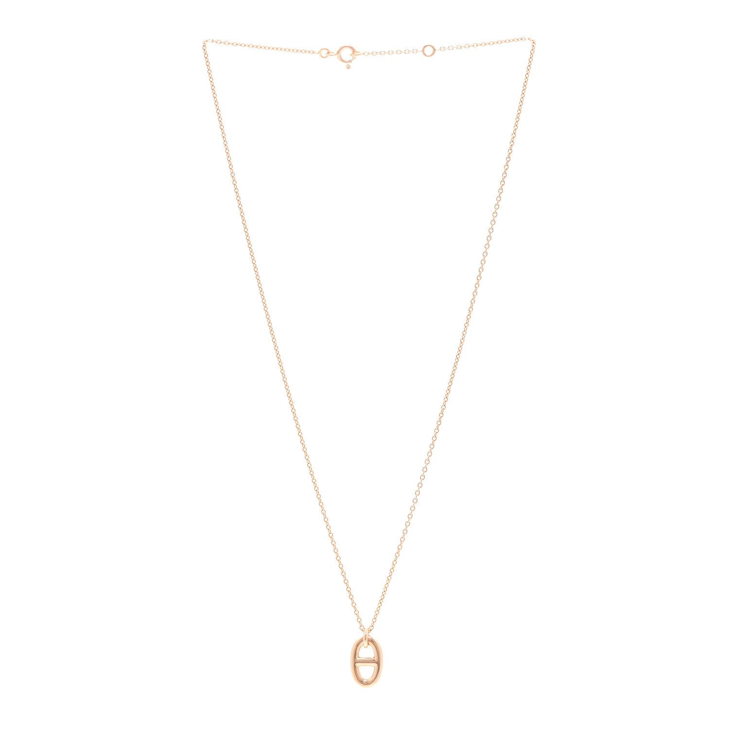 Hermes 18K Rose Gold PM Farandole Pendant Necklace 3 of 6