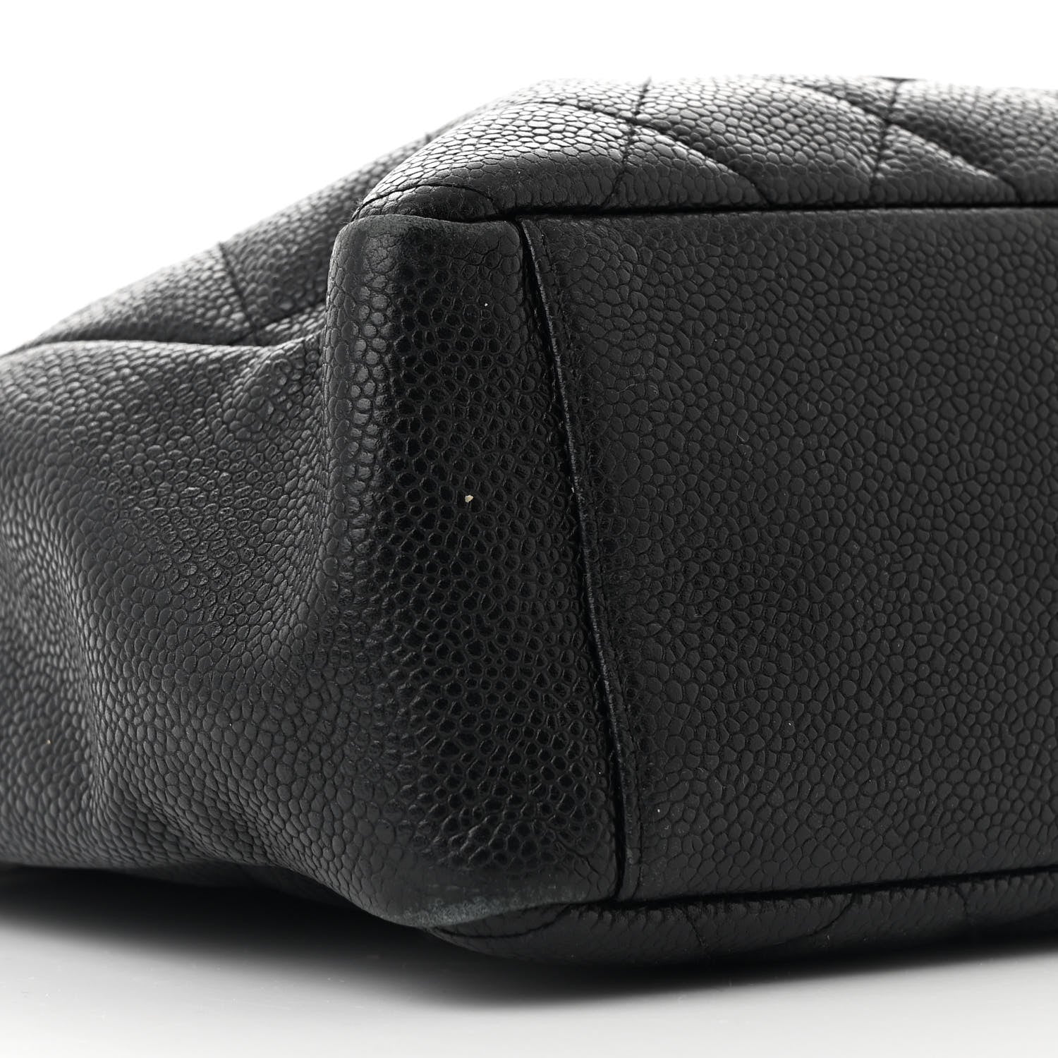 Chanel Caviar Quilted Petit Shopping Tote PST Black 9 of 10