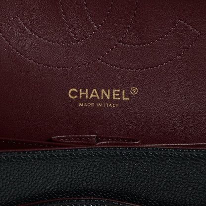 Chanel Caviar Quilted Jumbo Double Flap Black 9 of 20
