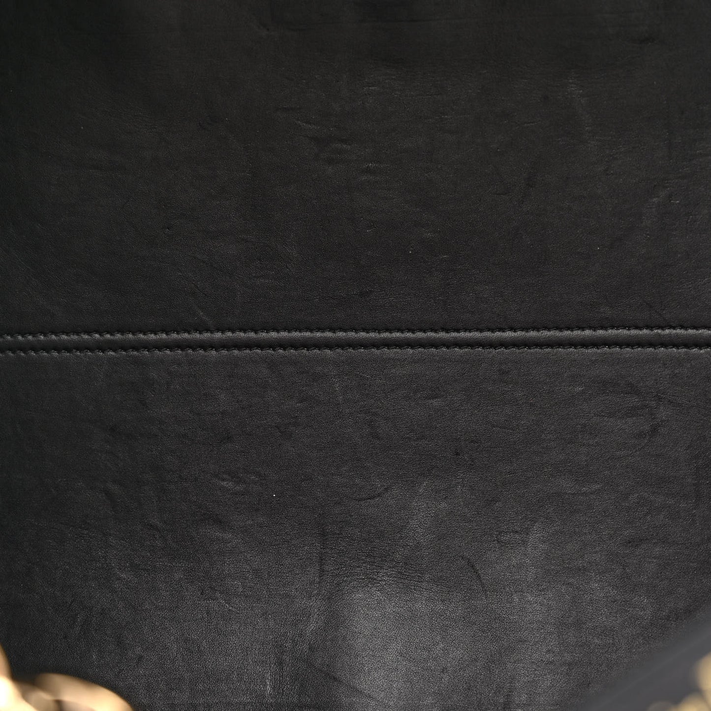 Calfskin Macrocannage Large Toujours Black