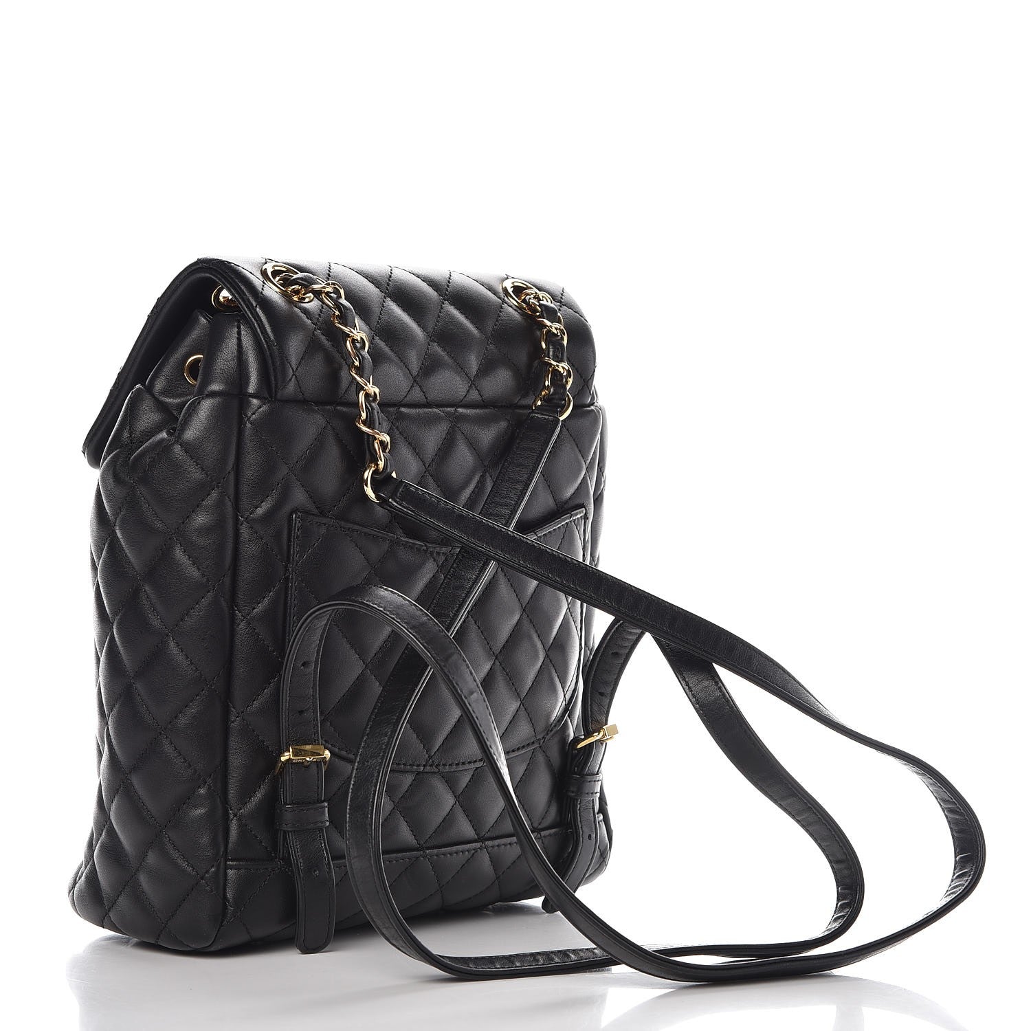 Chanel Calfskin Quilted Small Urban Spirit Backpack Black 3 of 7
