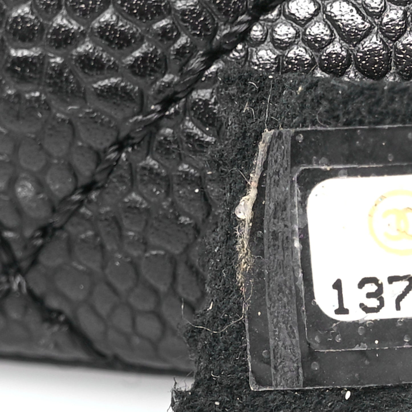 Caviar Quilted Grand Shopping Tote GST Black