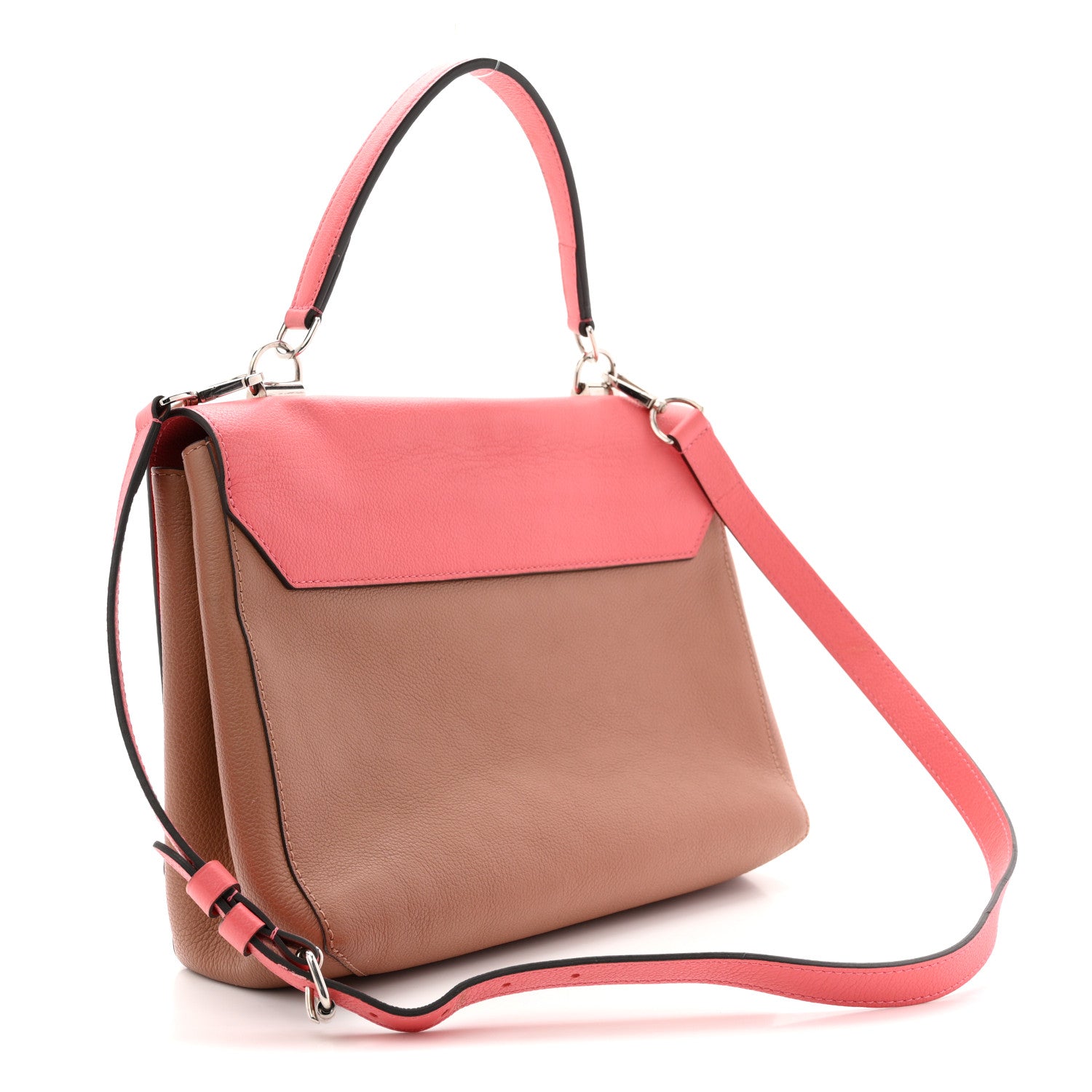 Louis Vuitton Soft Calfskin Lockme II Top Handle  Rose Bruyere 3 of 14