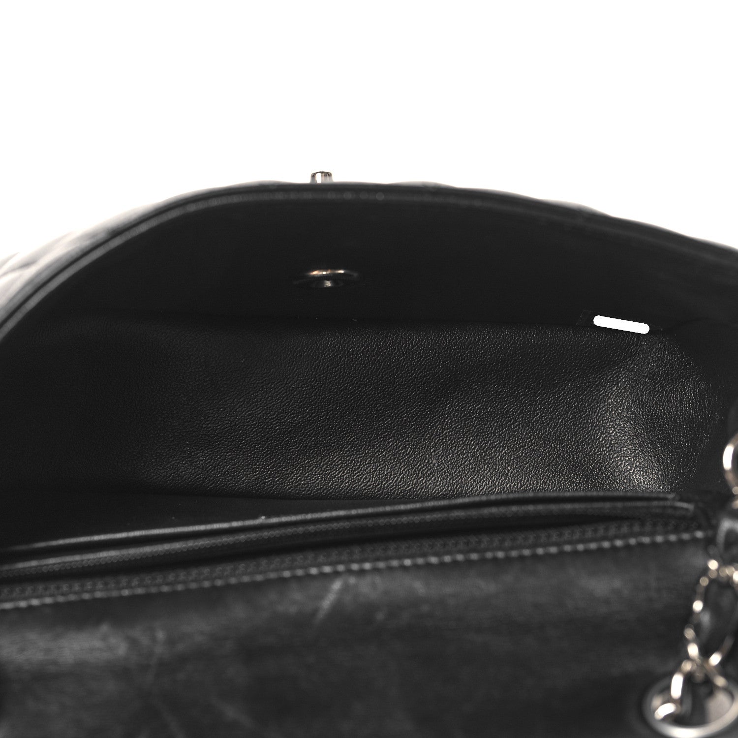 Chanel Lambskin Quilted Mini Rectangular Flap Black 5 of 12