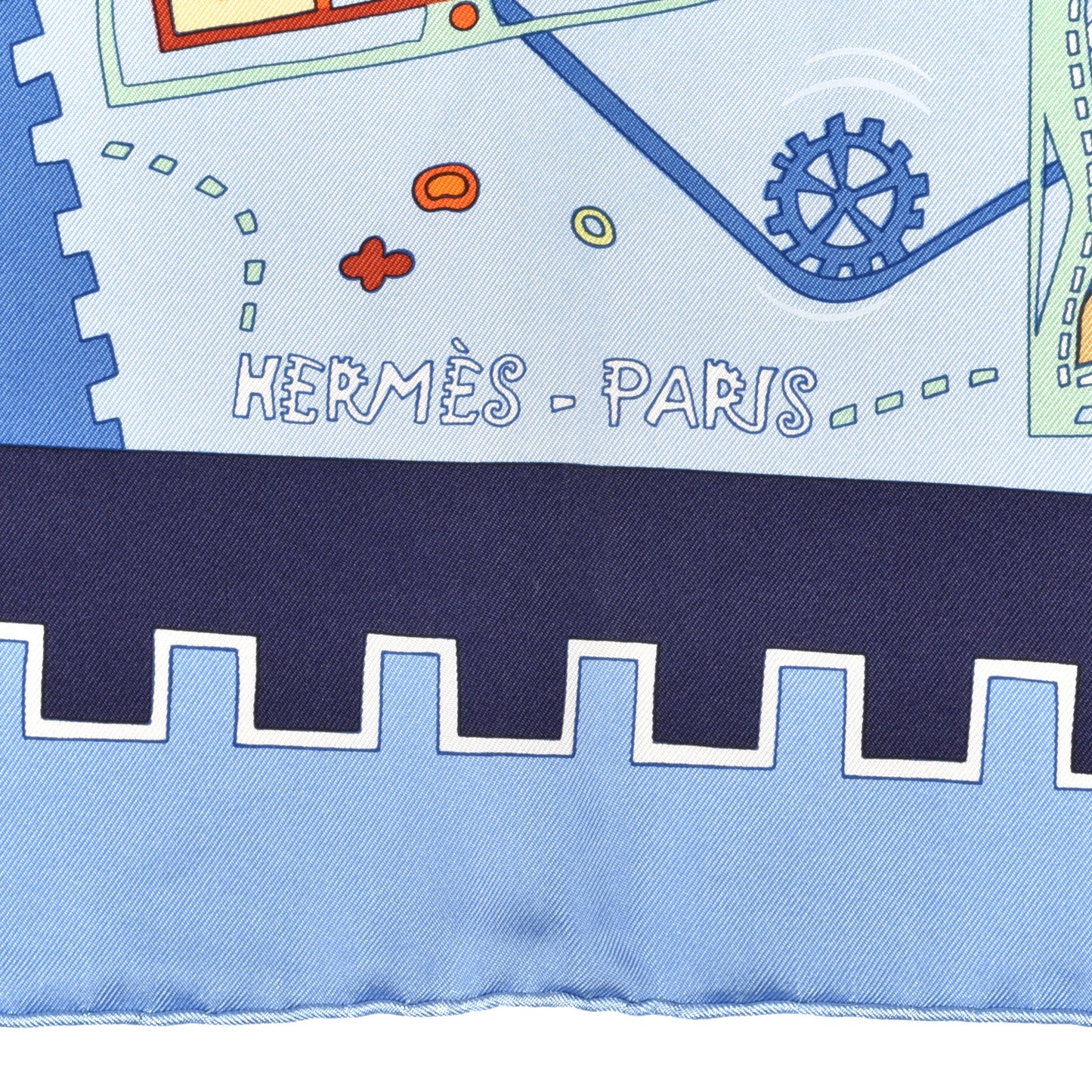 Silk La Mecanique Des Idees Scarf 90