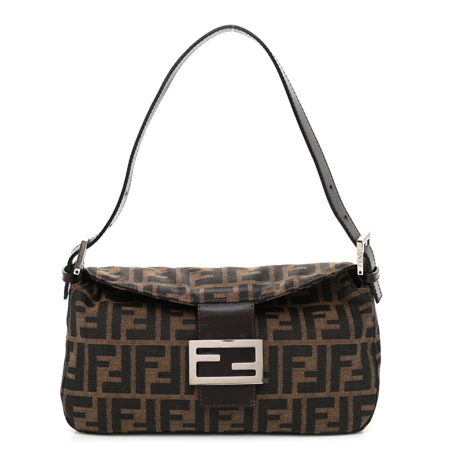 Fendi Zucca Shoulder Bag Tobacco 1 of 6