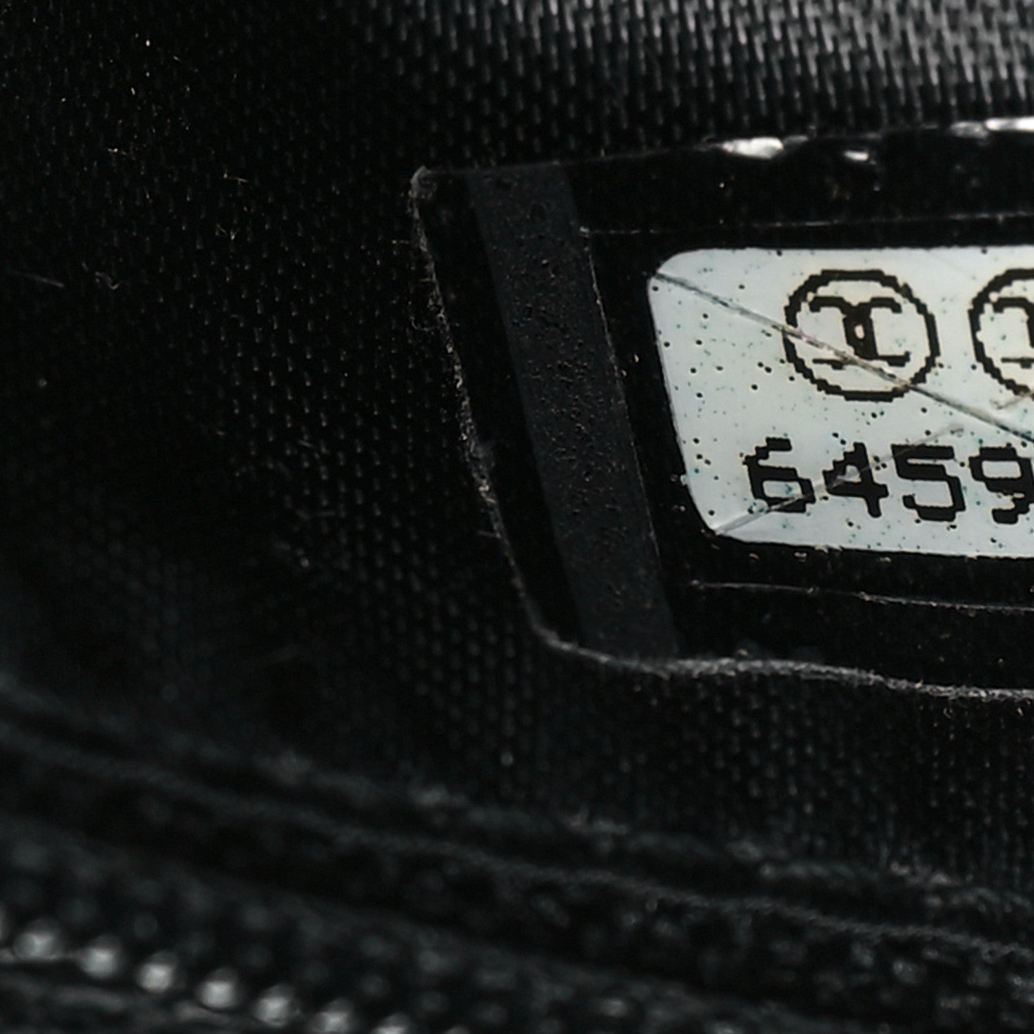 Chanel Caviar Diamond Flap Shoulder Bag Black 8 of 12