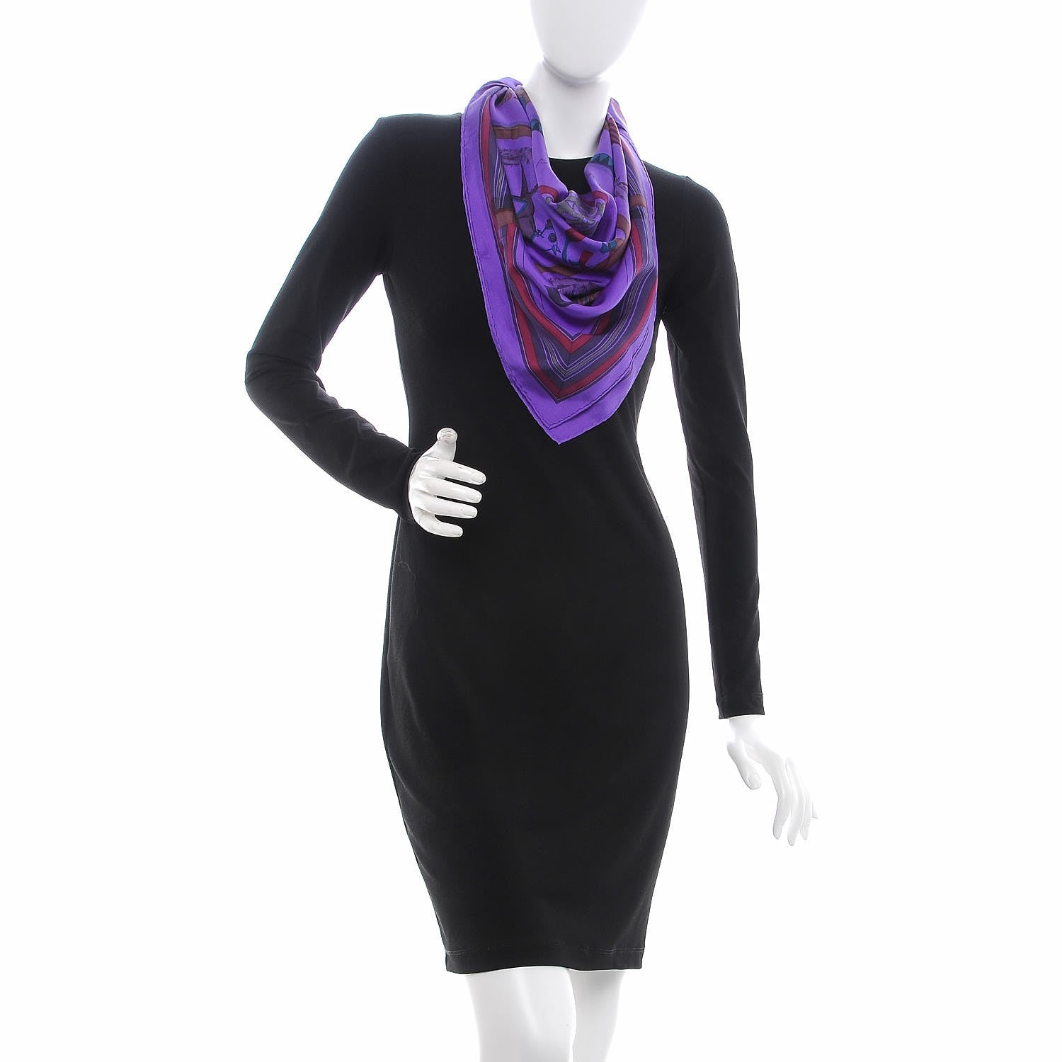 Hermes Silk Dip Dye Couvertures Et Tenues de Jour Scarf 90 2 of 5