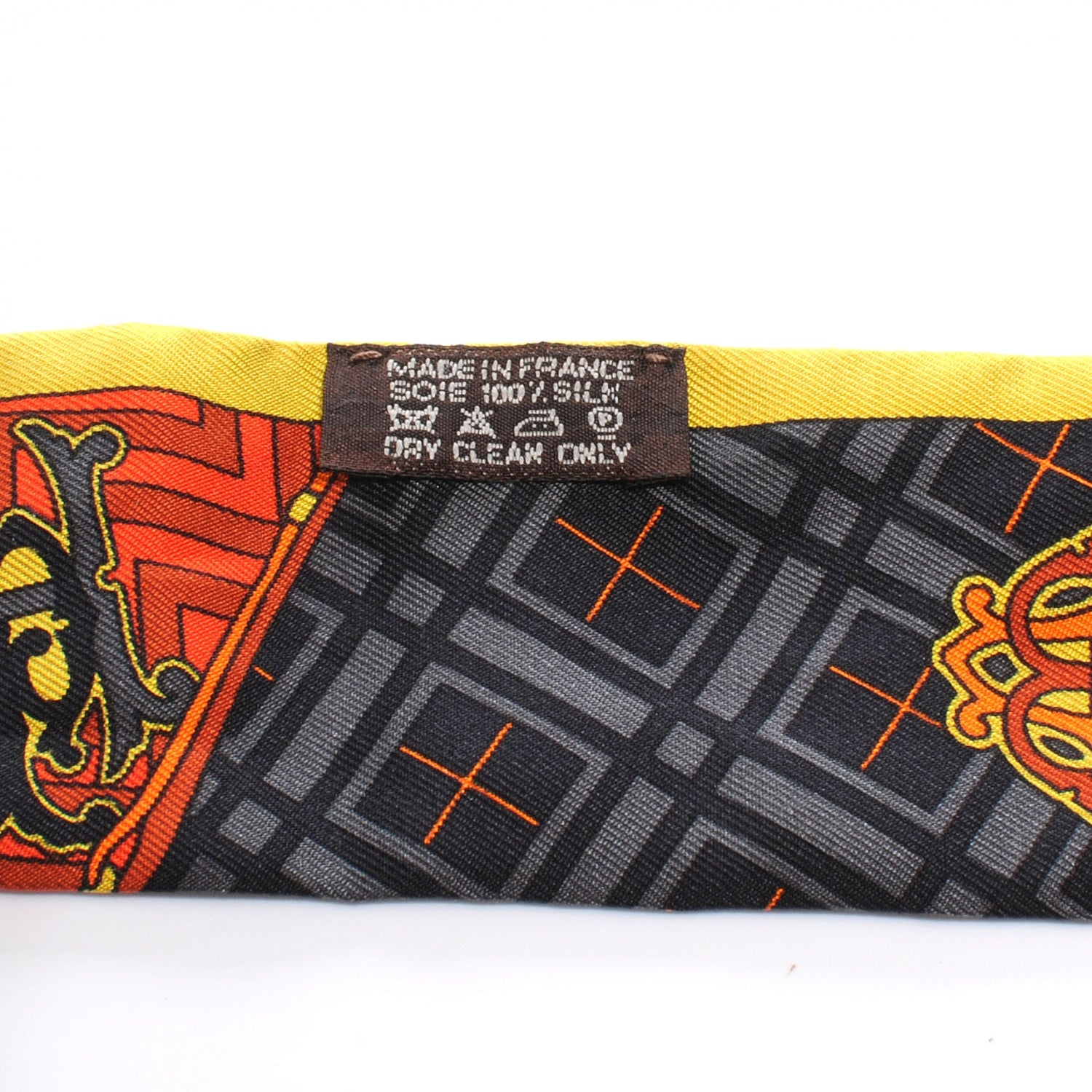Hermes Silk Twilly Yellow 5 of 5