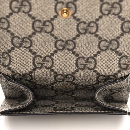 Gucci X BALENCIAGA GG Supreme Monogram Card Case Wallet Beige Ebony 6 of 11