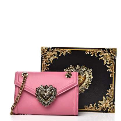 Dolce & Gabbana Smooth Calfskin Mini Devotion Crossbody Bag Rosa 10 of 10