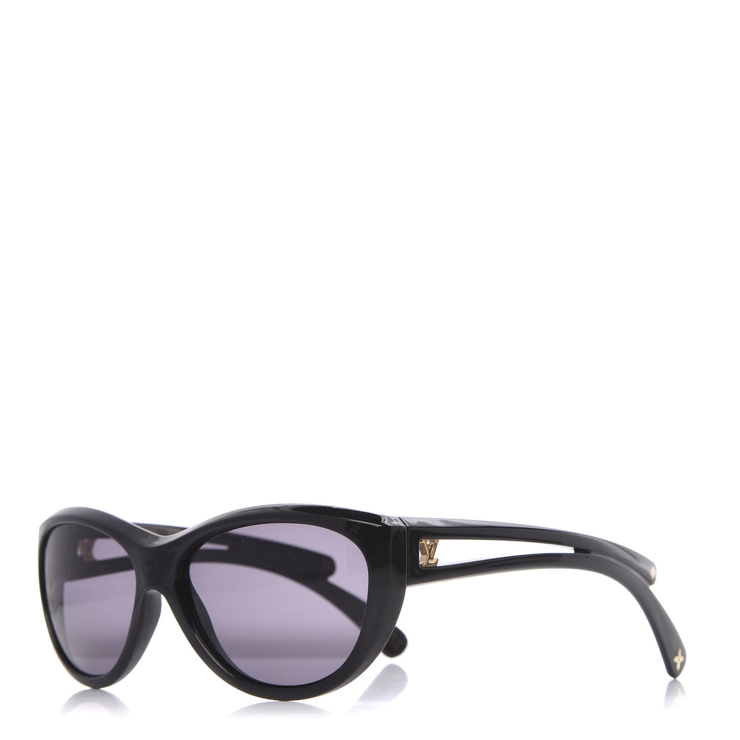 Louis Vuitton Acetate Cat Eye Flore Sunglasses Z0449W Black 1 of 8