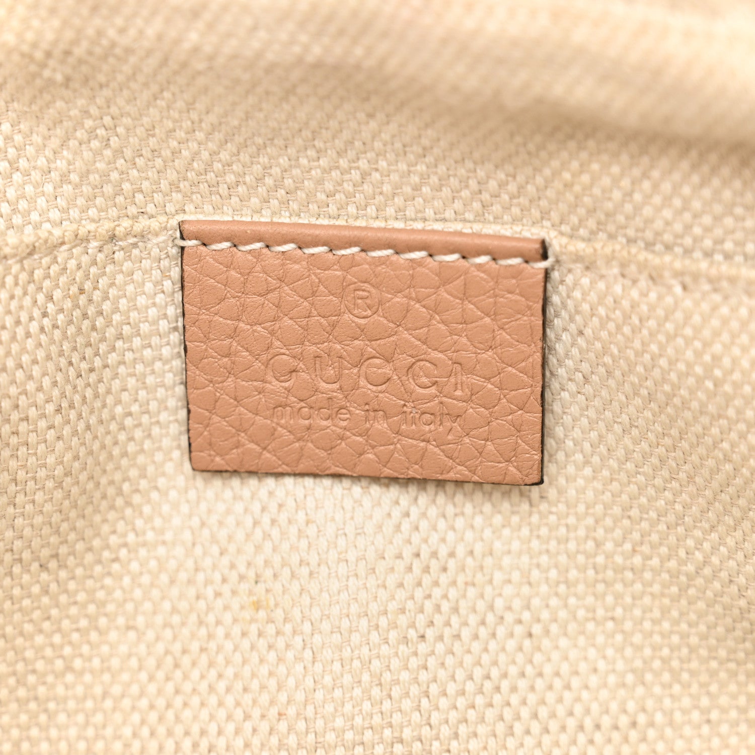 Gucci Pebbled Calfskin Small Soho Disco Bag Camelia 6 of 19