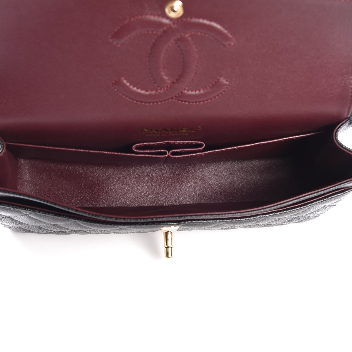 Chanel Caviar Quilted Medium Double Flap Black 5 of 8